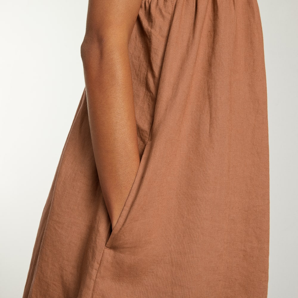 womens-smocked-linen-dress-tawny-brown