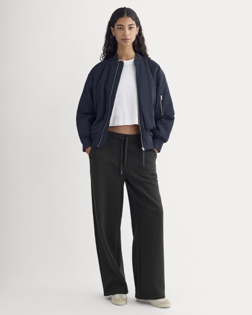 womens-luxe-fleece-wide-leg-sweatpant-black | primary