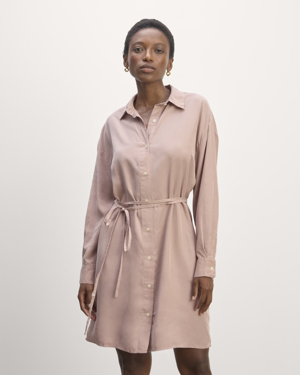 womens-tencel-butterlite-shirtdress-dusty-rose | primary