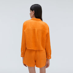womens-linen-way-short-shirt-turmeric