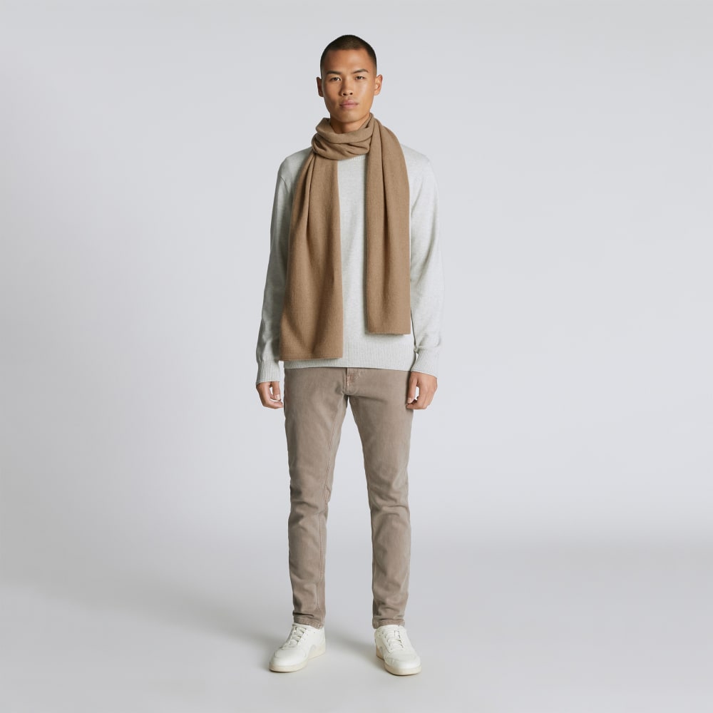unisex-recashmere-scarf-light-camel