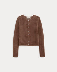 womens-lace-knit-cardigan-mocha | alt