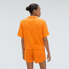 womens-linen-workwear-shirt-turmeric