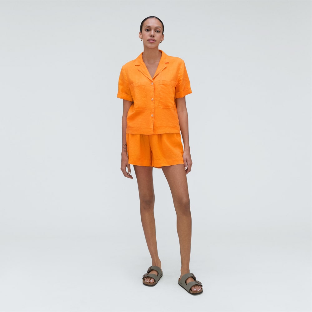 womens-linen-workwear-shirt-turmeric