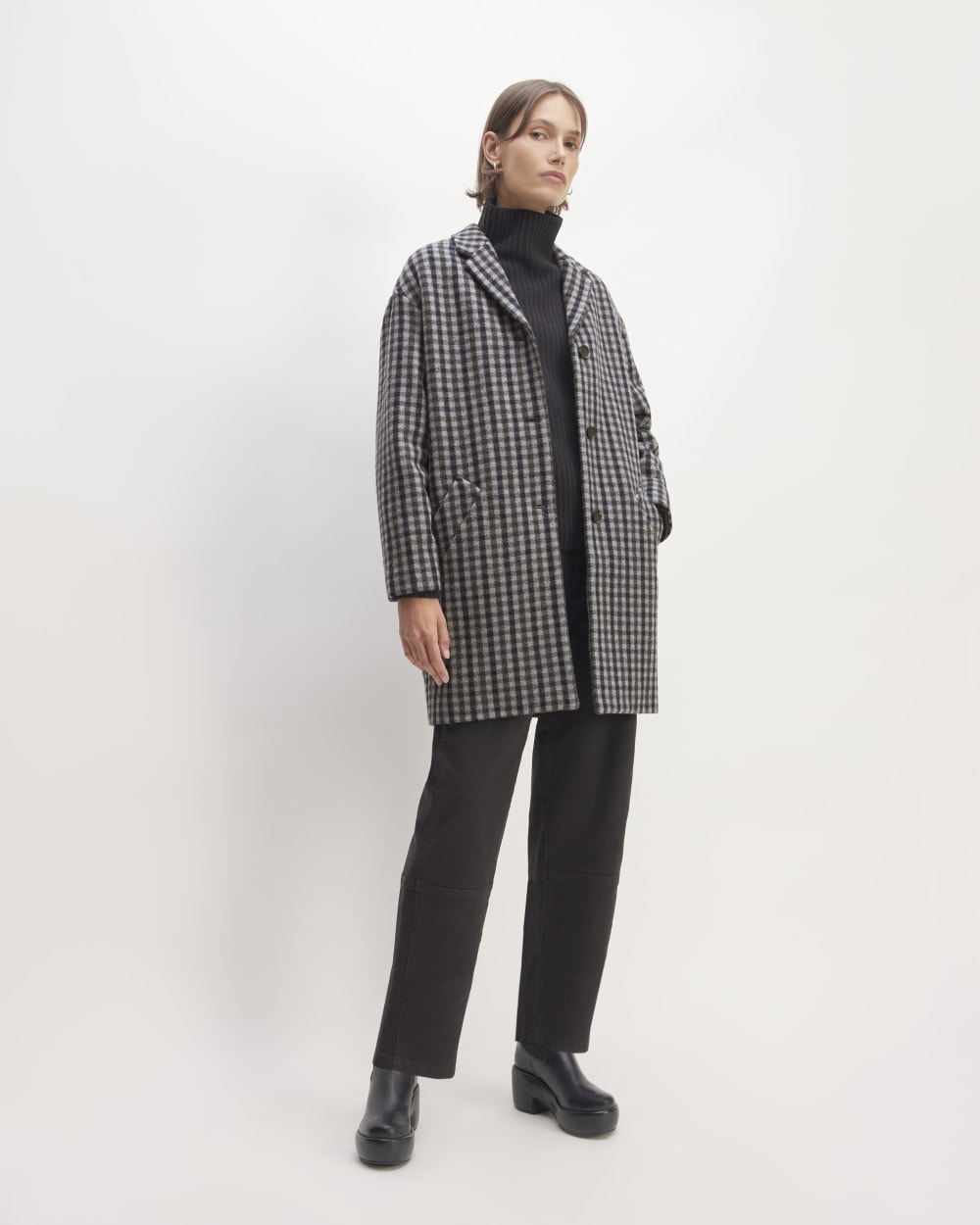 womens-italian-rewool-cocoon-coat-grey-charcoal-navy-check
