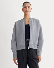 womens-fleece-bomber-jacket-vintage-heather-grey | primary