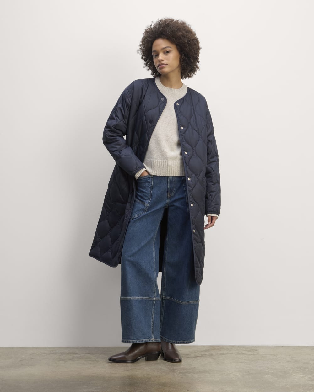 womens-long-quilted-liner-navy