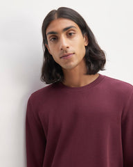 mens-waffle-ls-crew-burgundy