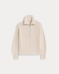 womens-cotton-half-zip-sweater-canvas | alt