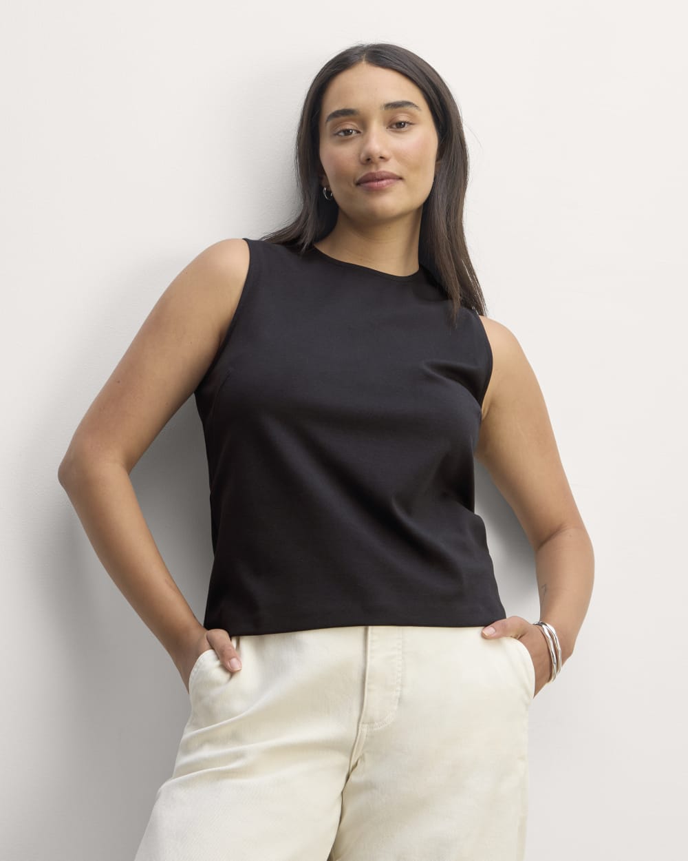 womens-dream-shell-tank-black | primary