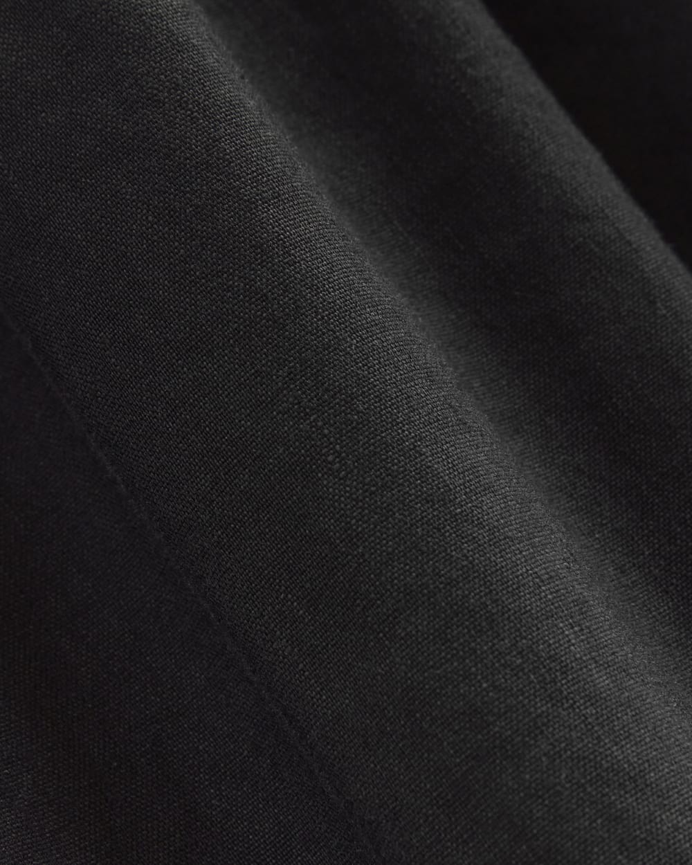 womens-flutter-sleeve-dress-stretch-linen-black