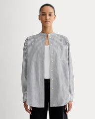 womens-oversized-shirt-cotton-optic-white-black | primary