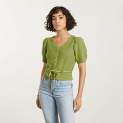 womens-puff-sleeve-sweater-top-pepper | primary