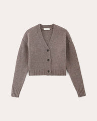 womens-alpaca-boxy-v-cardigan-taupe-melange | alt