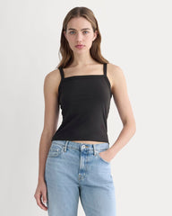 womens-essential-square-neck-tank-black | primary