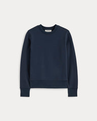 womens-french-terry-relaxed-crewneck-navy | alt