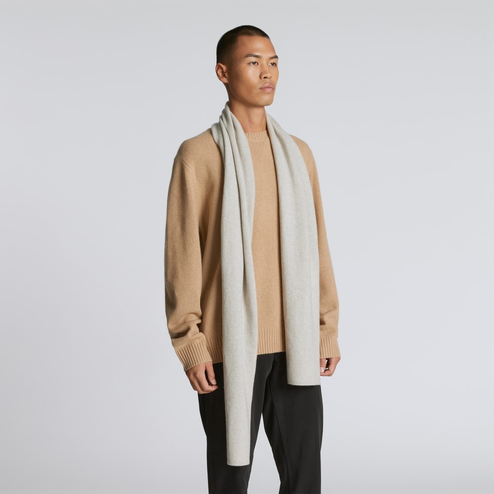 unisex-recashmere-scarf-heathered-pale-grey