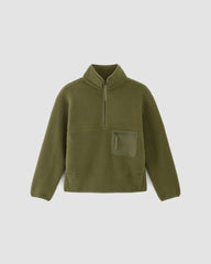 womens-renew-fleece-oversized-half-zip-kalamata | alt