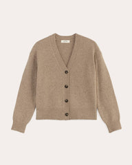 womens-luxe-cotton-cocoon-cardigan-heather-taupe | alt
