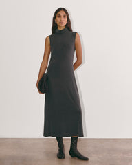 womens-turtleneck-dress-butterknit-butterknit-black | primary