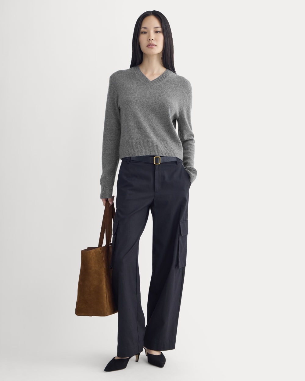 womens-cashmere-cropped-high-v-sweater-heather-charcoal