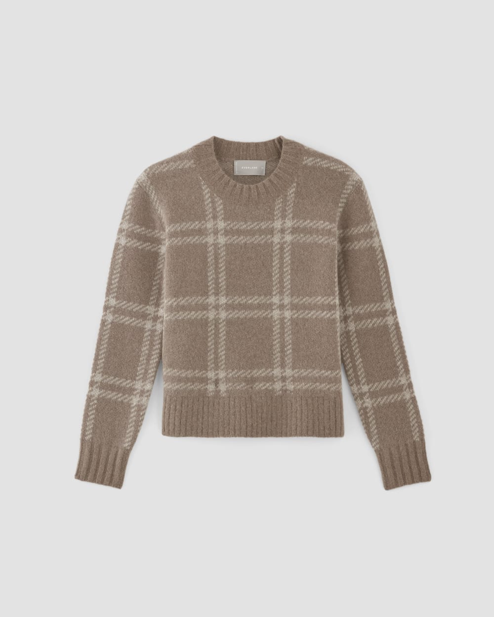womens-alpaca-cropped-crewneck-sweater-wheat-lightest-taupe | alt