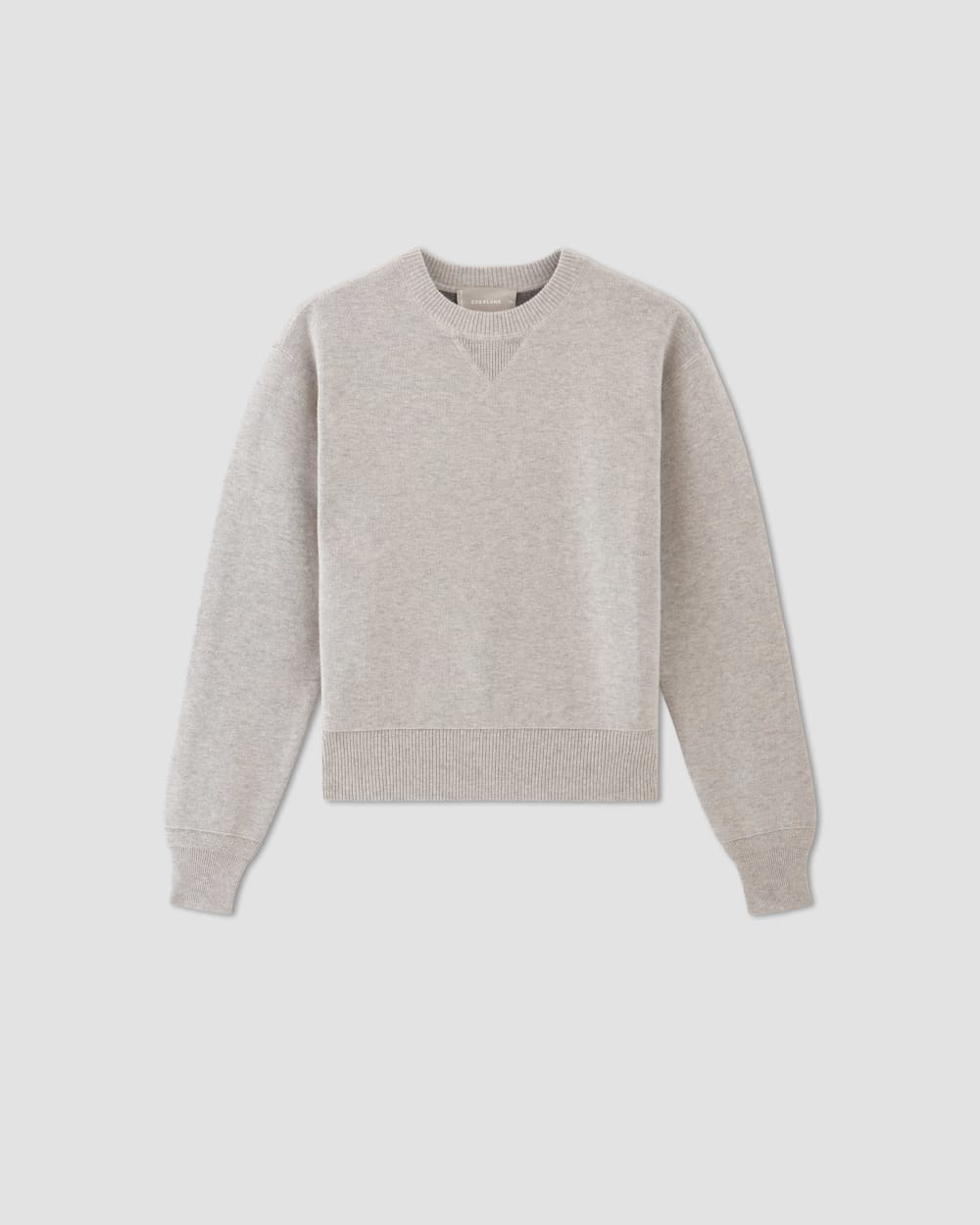 womens-knitted-sweatshirt-heathered-grey | alt