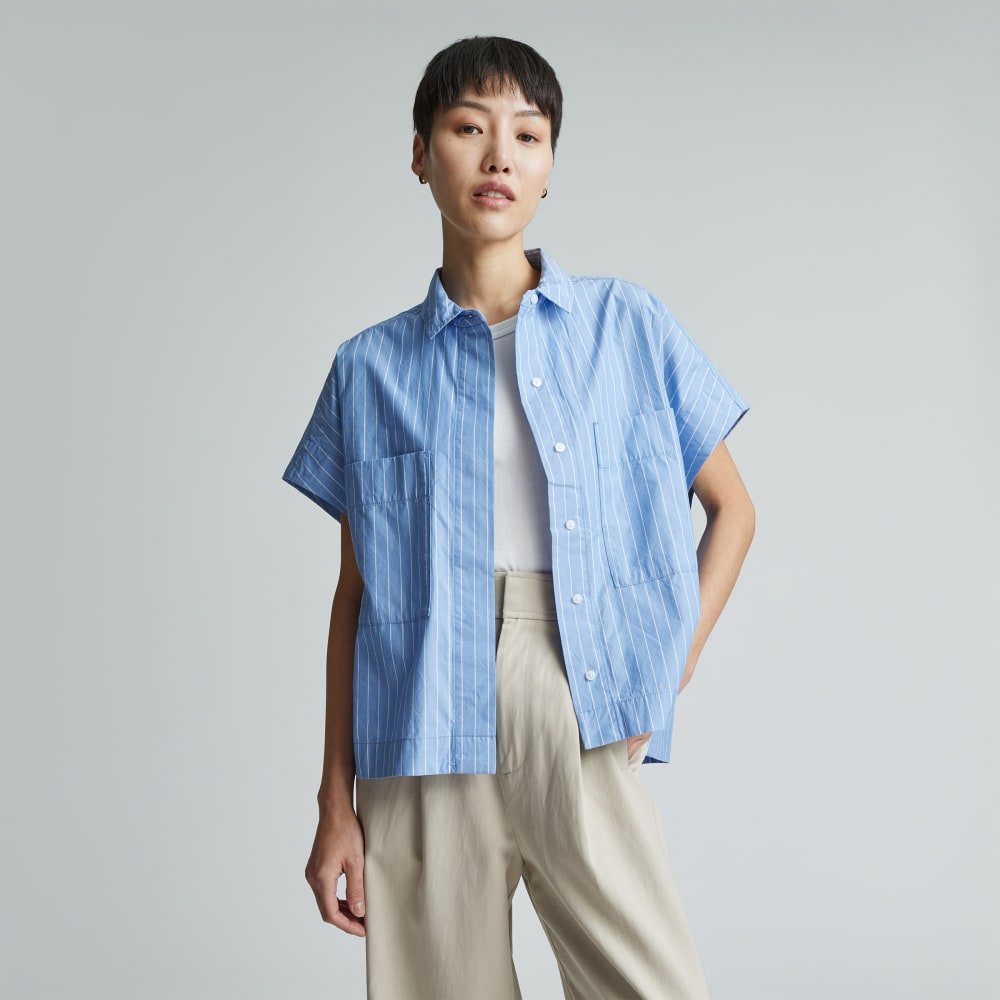 womens-box-cut-shirt-mariner-blue-white | primary