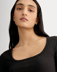 womens-pointelle-scoop-neck-top-black