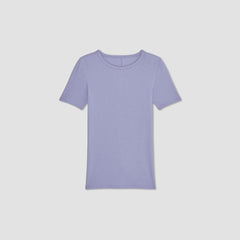 womens-supima-micro-rib-crew-cornflower-blue | alt