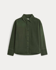 womens-boxy-shirt-in-buttersoft-dark-forest | alt