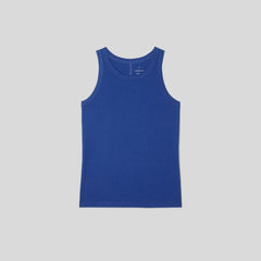 womens-organic-cotton-cutaway-tank-mazarine-blue | alt