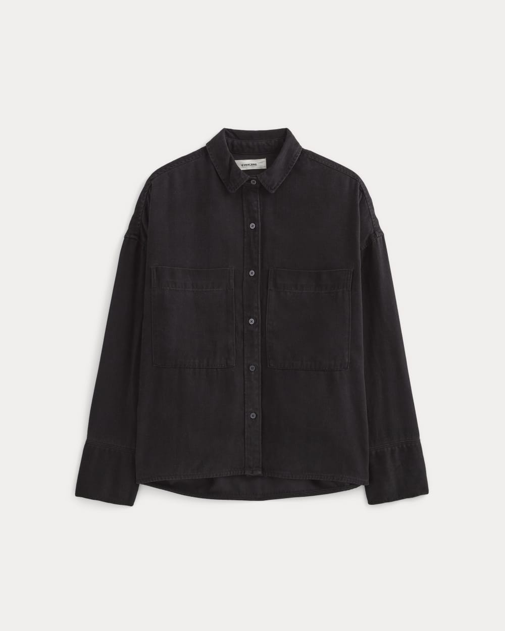 womens-tencel-boxy-shirt-black | alt