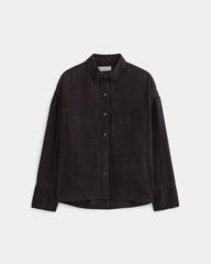 womens-tencel-boxy-shirt-black | alt