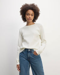 womens-cotton-waffle-crew-ls-tee-bone | primary