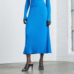 womens-ribbed-knit-skirt-brilliant-blue | primary