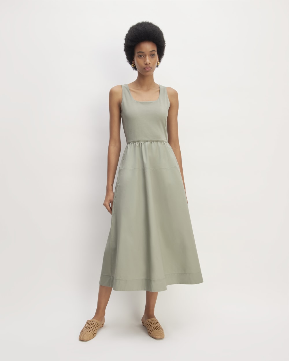 womens-supima-jersey-riviera-dress-sage-green | primary