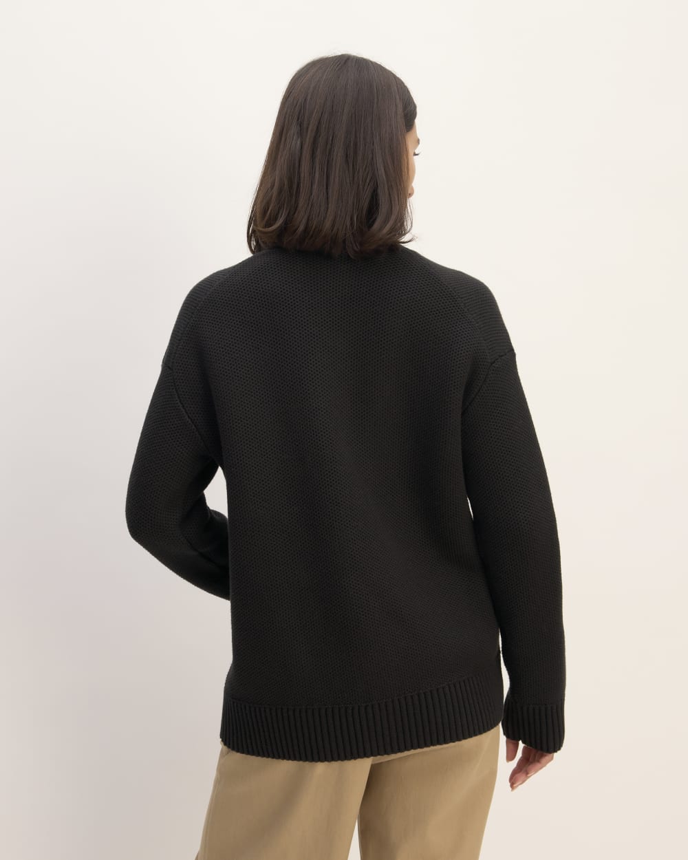 womens-cotton-honeycomb-cardigan-black