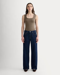 womens-form-square-neck-bodysuit-deep-taupe | primary