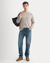 mens-thermal-cozy-waffle-crew-heather-oatmeal