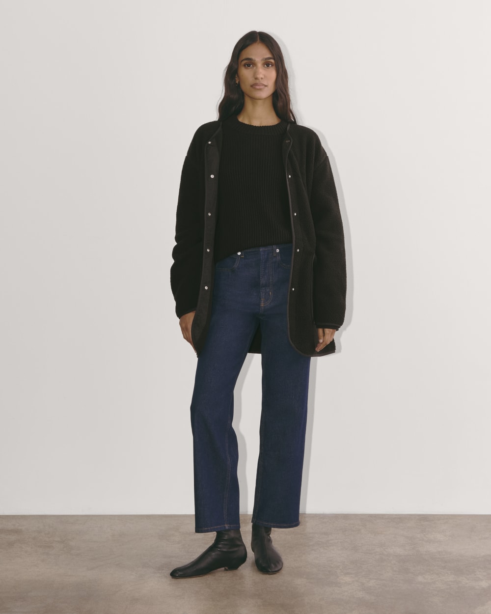 womens-teddy-fleece-liner-jacket-black