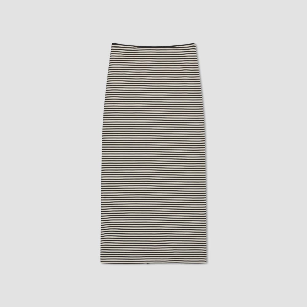womens-dream-maxi-skirt-parchment-black | alt