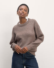 womens-alapaca-ribbed-cocoon-crew-taupe-melange | primary