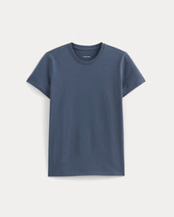 womens-organic-cotton-slim-crew-tee-deep-cobalt | alt