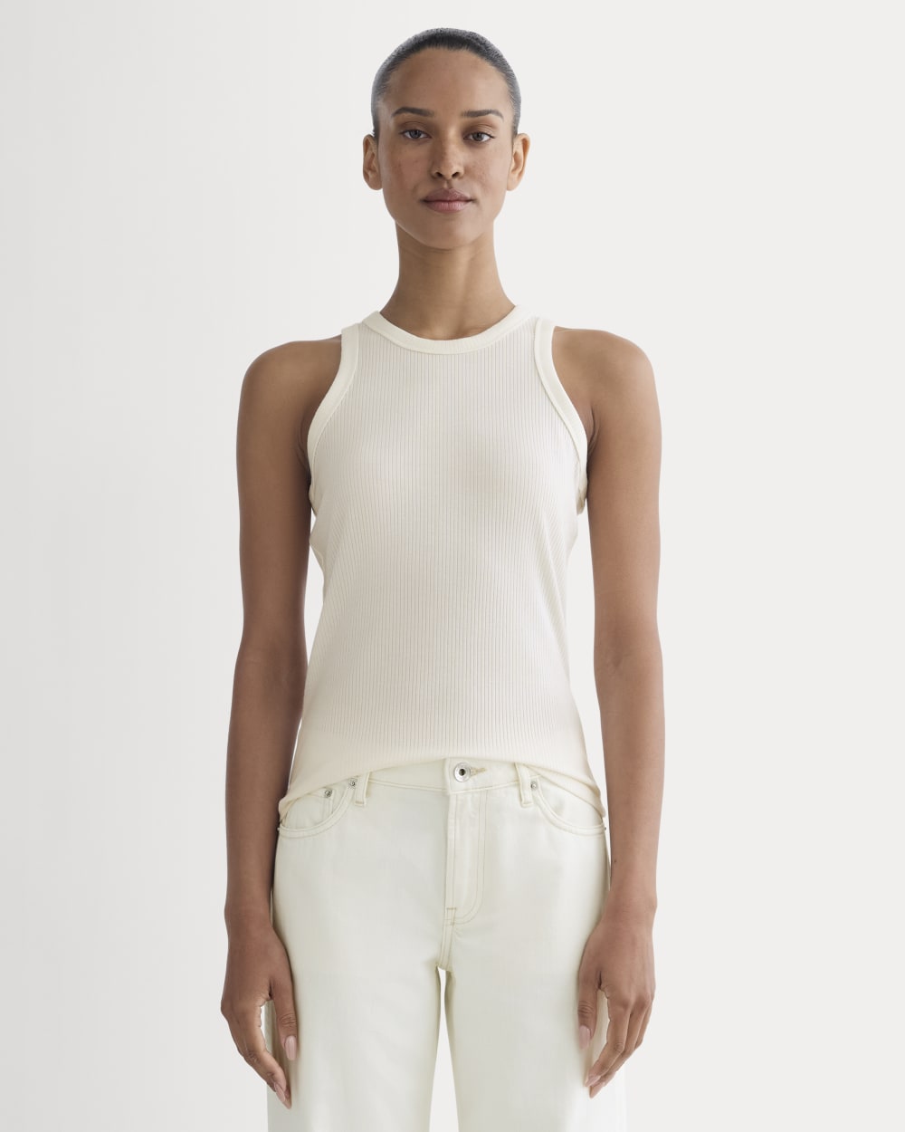 womens-shimmy-cutaway-tank-bone | primary