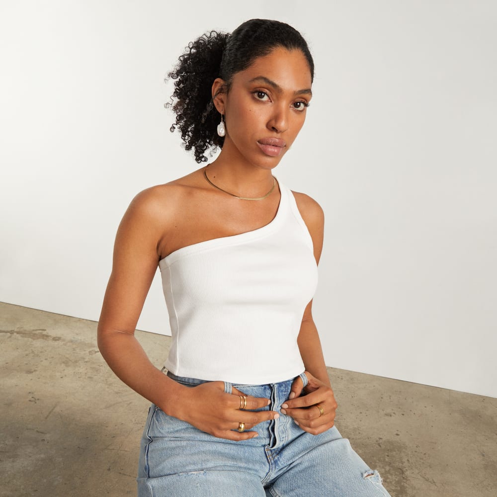 womens-ribbed-one-shoulder-tank-white
