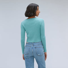 womens-cotton-merino-front-tie-top-deep-turquoise