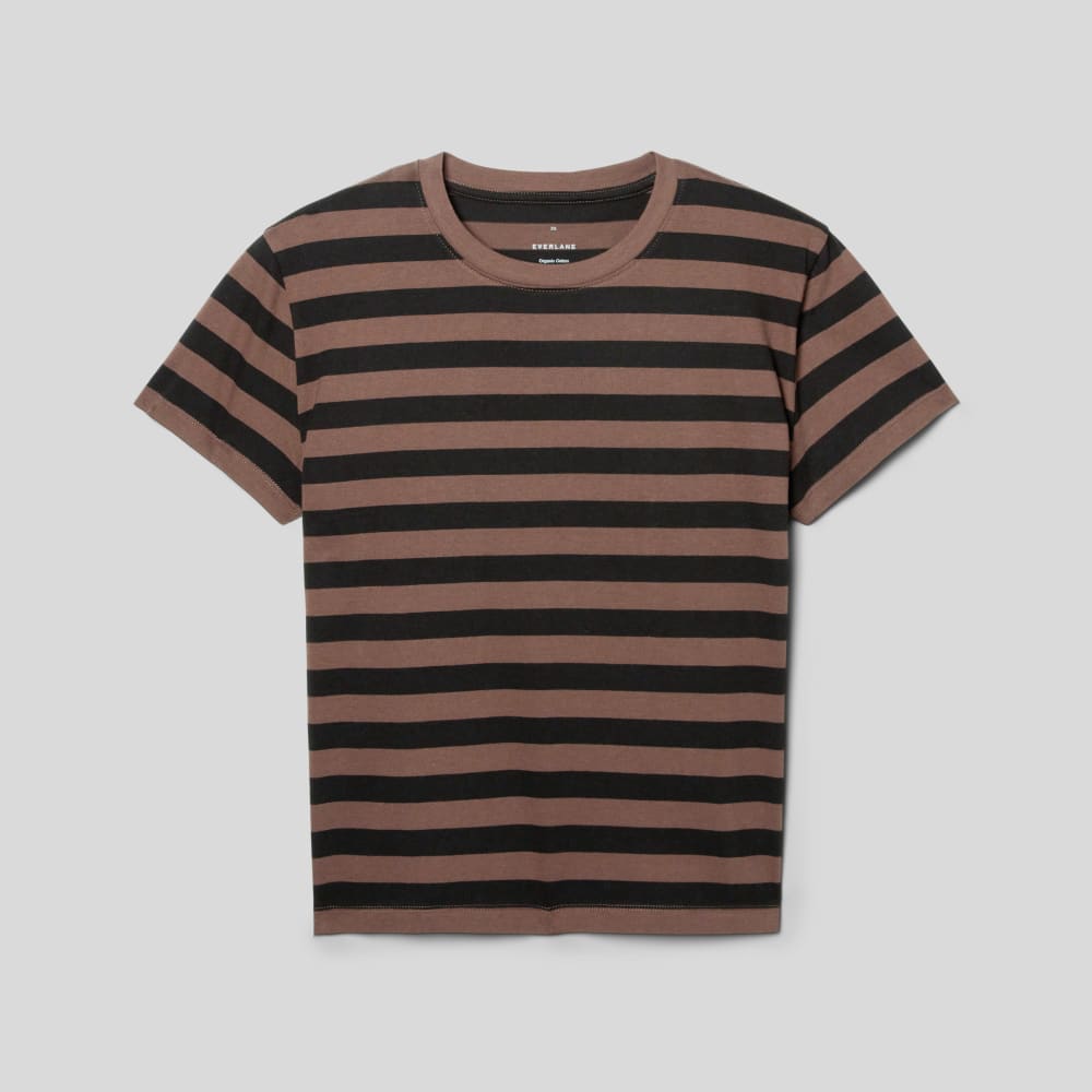 womens-organic-cotton-box-cut-tee-chocolate-brown-black | alt
