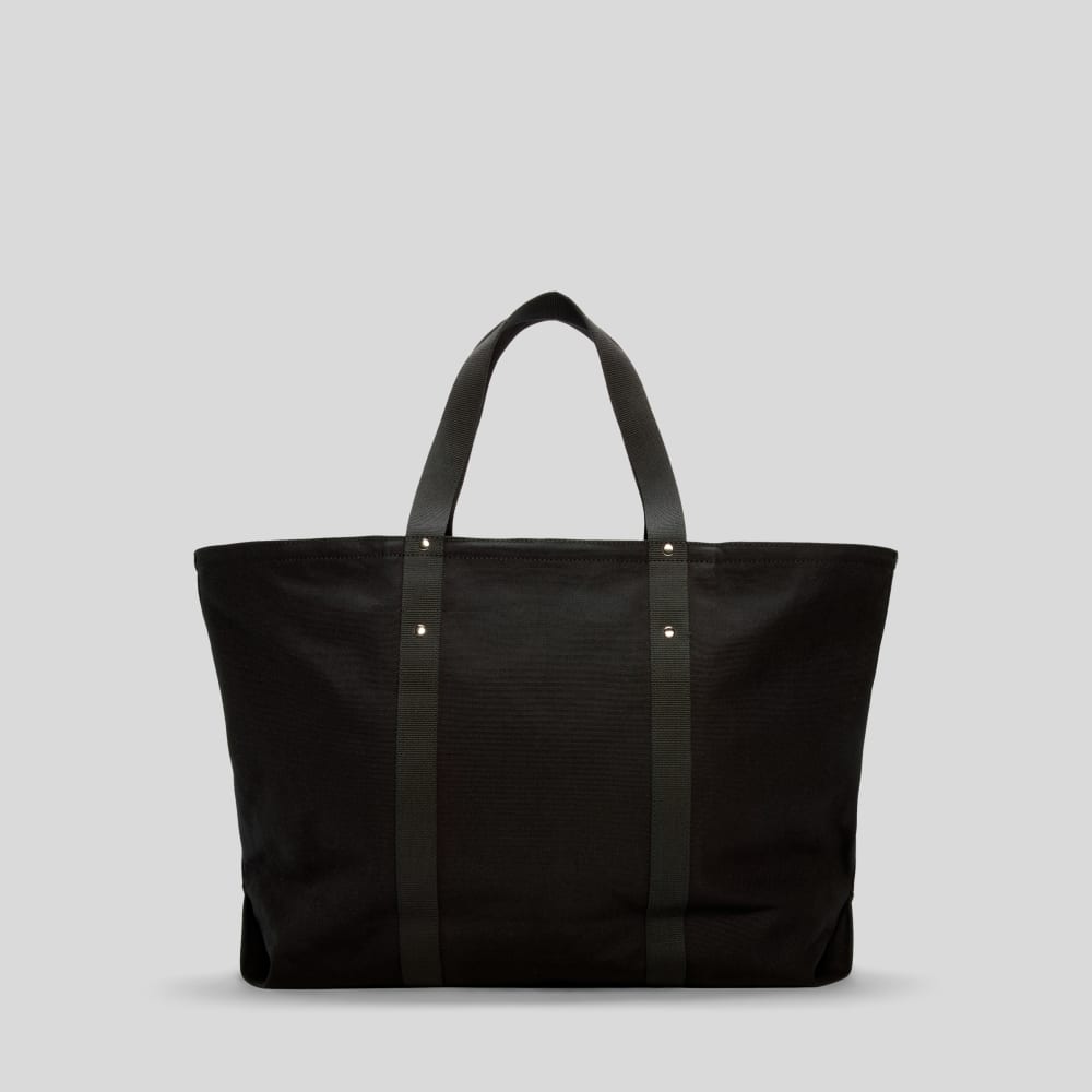 unisex-organic-canvas-weekender-black