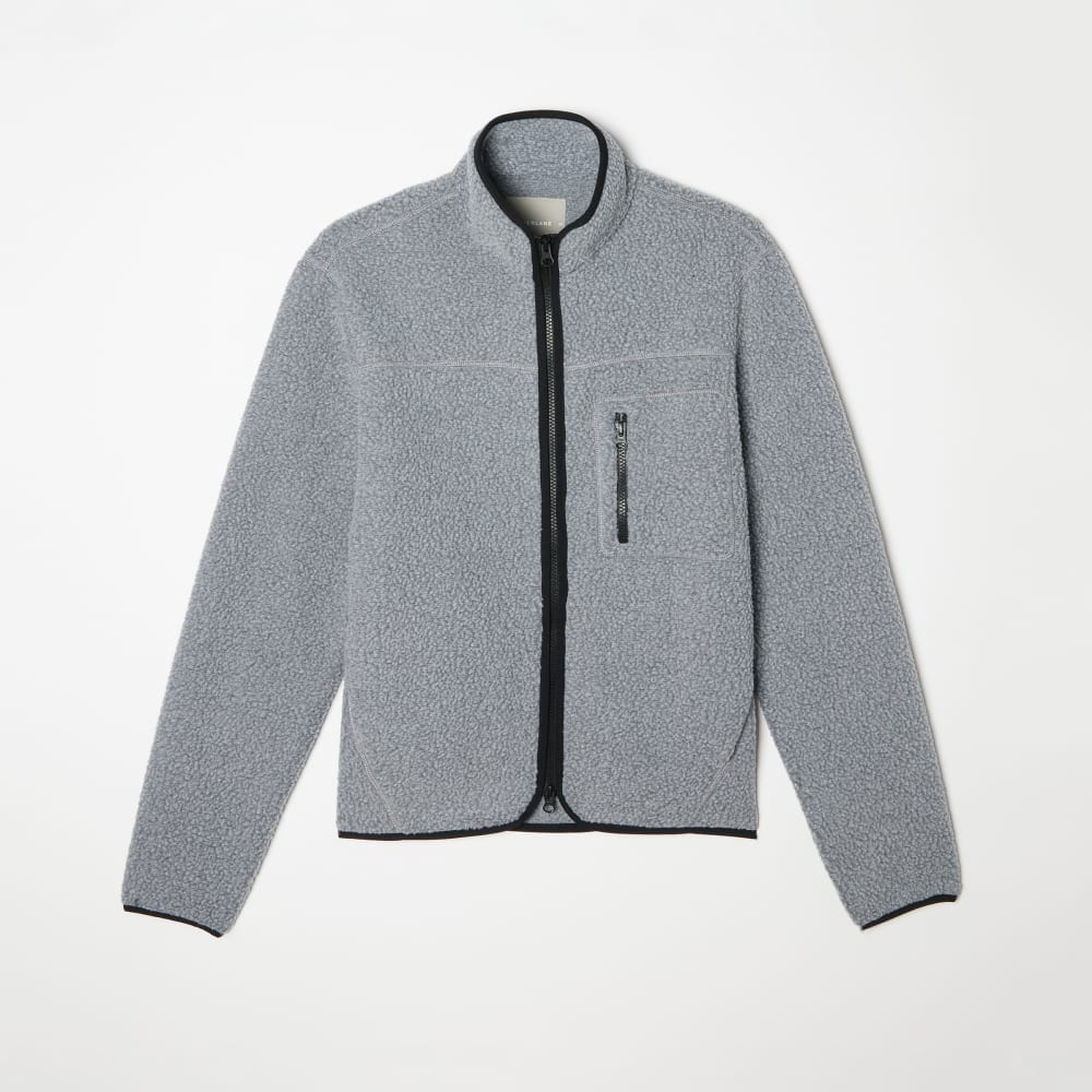 mens-renew-fleece-full-zip-heathered-coal | alt